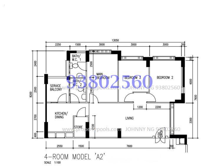 Blk 911 Hougang Street 91 (Hougang), HDB 4 Rooms #153992312